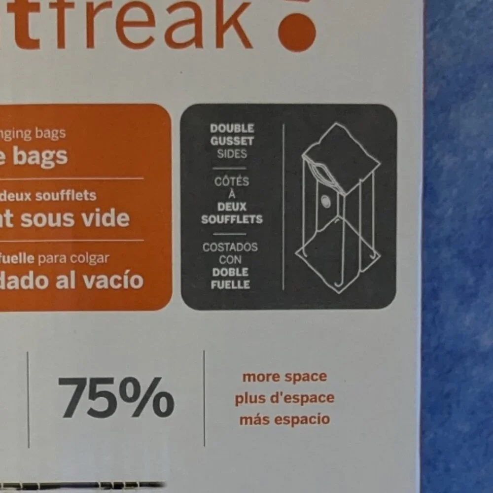 neatfreak!  Hanging vacuum storage bags